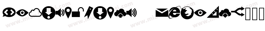 PilcrowIcons Medium字体转换